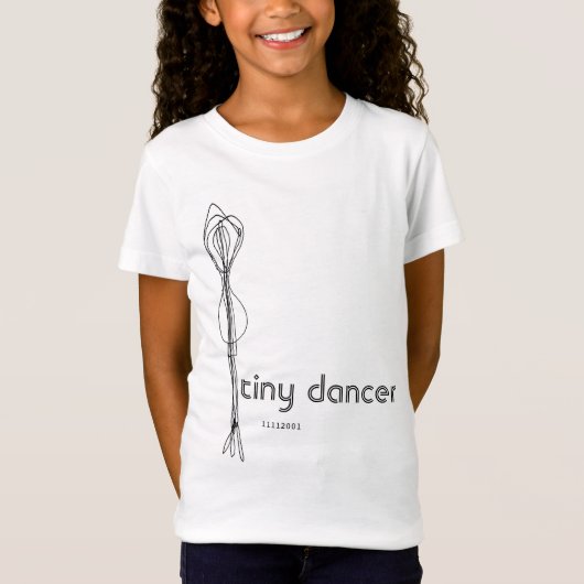 kleine danseres t-shirt (Voorkant)