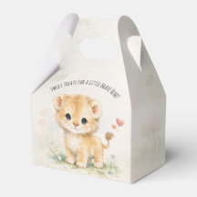 Kleine dappere leeuw safari baby shower