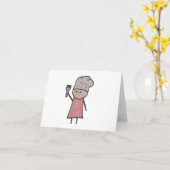 Kleine de kaarten van de chef-koknota (Gele Bloem)