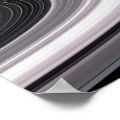 Kleine deeltjes in Saturnus-o-o-oC000005H0005H0000 Poster (Hoek)