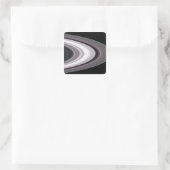 Kleine deeltjes in Saturnus-o-o-oC000005H0005H0000 Vierkante Sticker (Tas)