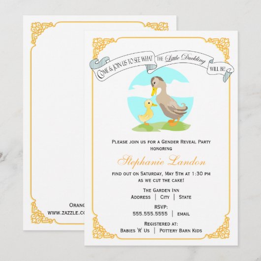 Kleine deklaag | Baby shower voor gendergelijkheid Kaart (Voorkant / Achterkant)