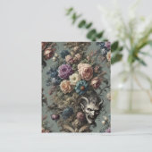 Kleine demonen durven dromen - Gothic Victoriaans Feestdagenkaart (Staand voorkant)