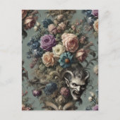 Kleine demonen durven dromen - Gothic Victoriaans Feestdagenkaart (Voorkant)