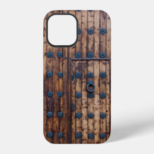 Kleine deur binnen houten middeleeuwse grote deur iPhone 12 hoesje