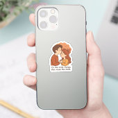 Kleine dingen betekenen het meest sticker (Telefoon)
