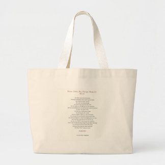 Kleine dingen betekenen zoveel grote tote bag