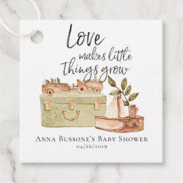 Kleine Dingen | Boho kwekerij Baby shower Favor Ta Bedankjes Labels