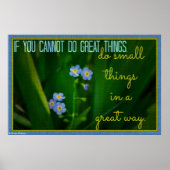 Kleine dingen op een geweldige manier - poster (Voorkant)