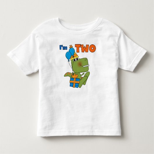 Kleine Dino 2e Verjaardag Tshirts en geschenken (Voorkant)