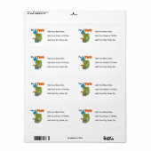 Kleine Dino 2e Verjaardag Tshirts en geschenken Etiket (Full Sheet)