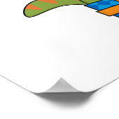 Kleine Dino 2e Verjaardag Tshirts en geschenken Poster (Hoek)