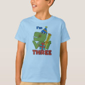 Kleine Dino 3e Verjaardag Tshirts en geschenken (Voorkant)
