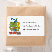 Kleine Dino 3e Verjaardag Tshirts en geschenken Etiket (Insitu)