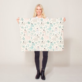 Kleine Dino Delight Fleece Deken