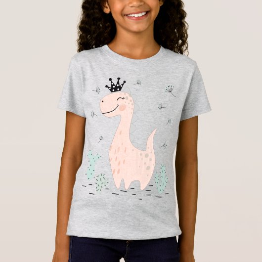 Kleine Dino Delight T-shirt (Voorkant)