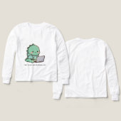 Kleine Dino Grote Persoonlijkheid Cute Kinderen Di (Voorkant /achterkant)