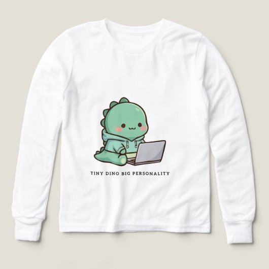 Kleine Dino Grote Persoonlijkheid Cute Kinderen Di (Voorkant)