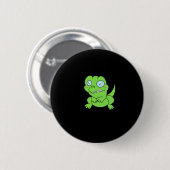 Kleine Dino Knop Ronde Button 5,7 Cm (Voorkant /achterkant)