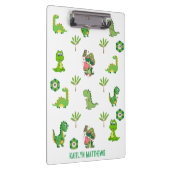 Kleine Dino School, gepersonaliseerd Terug naar Sc Klembord (Rechts)