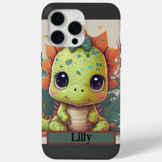 Kleine Dino-verkenner: Brul vol zelfvertrouwen! iPhone 15 Pro Max Hoesje