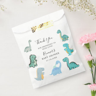 Kleine Dinosaur Cute Baby Shower Bedankzakje