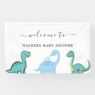Kleine Dinosaur Cute Baby Shower Spandoek