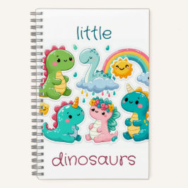 kleine DINOSAURUS, AARDIGE DINOSAURUS Spiraal Note Notitieboek