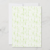 Kleine dinosaurus Baby shower bewaar de datum Kaart (Achterkant)