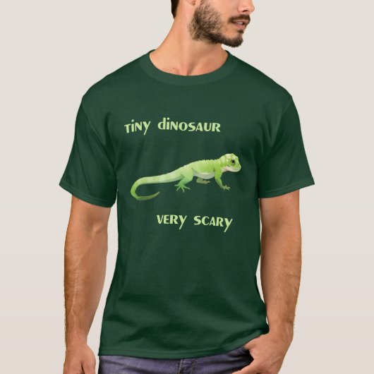 Kleine dinosaurus, erg eng t-shirt (Voorkant)