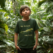 Kleine dinosaurus, erg eng t-shirt