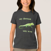 Kleine dinosaurus, erg eng Tri-Blend shirt (Voorkant)
