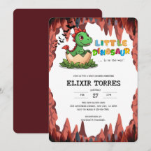 Kleine Dinosaurus Is Op Weg