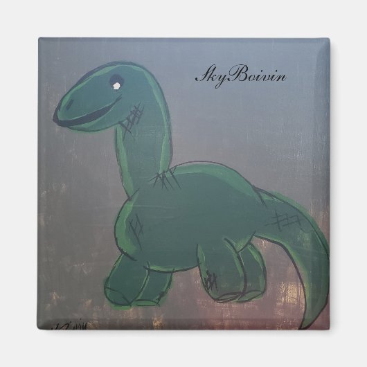 Kleine dinosaurus magneet (Voorkant)