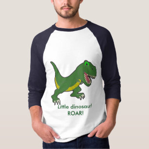 Kleine dinosaurus met lange mouwen t-shirt
