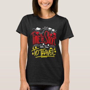 Kleine dinosaurus reptielenliefhebber aangedreven t-shirt