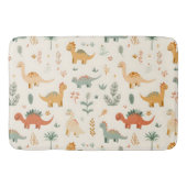 Kleine dinosaurussen zijn neutrale tinten badmat (Voorkant)