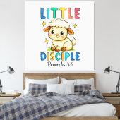 Kleine Discipel Spreuken 3:6 Canvas Afdruk (Insitu (Slaapkamer))