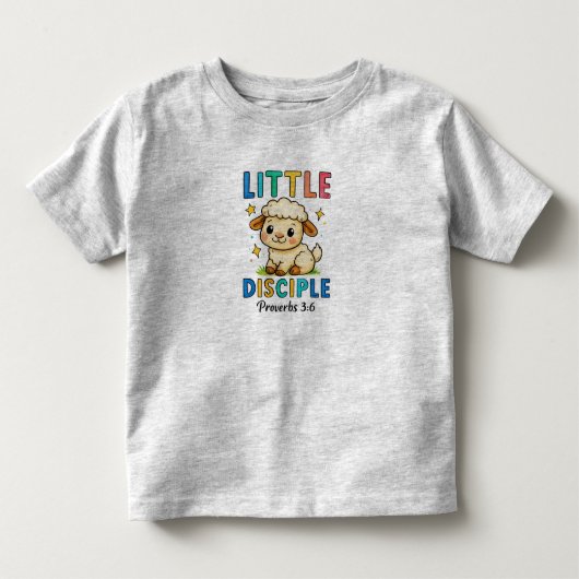 Kleine Discipel Spreuken 3:6 Kinder Shirts (Voorkant)