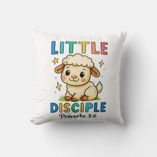 Kleine Discipel Spreuken 3:6 Kussen (Voorkant)