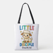 Kleine Discipel Spreuken 3:6 Tote Bag (Achterkant)