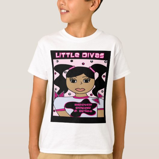 KLEINE DIVAS T-SHIRT (Voorkant)