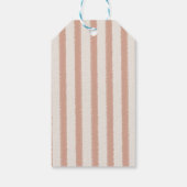 Kleine domme gans roze ballon verjaardag bedankt cadeaulabel (Achterkant)