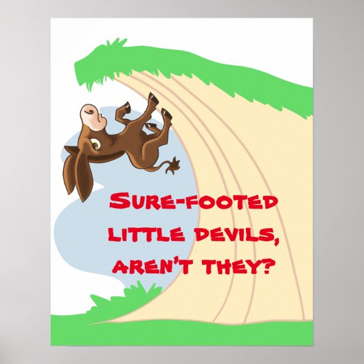 Kleine Donkey, op zijn plaats Poster (Voorkant)