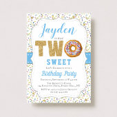 Kleine Donut Boys 2e verjaardag Kaart