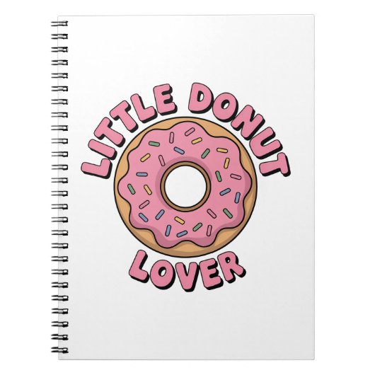 Kleine Donut Liefhebber | Kinderen Notitieboek (Voorkant)