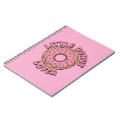Kleine Donut Liefhebber | Kinderen Notitieboek (Linkerzijde)