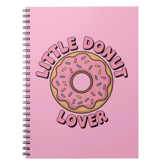 Kleine Donut Liefhebber | Kinderen Notitieboek (Voorkant)
