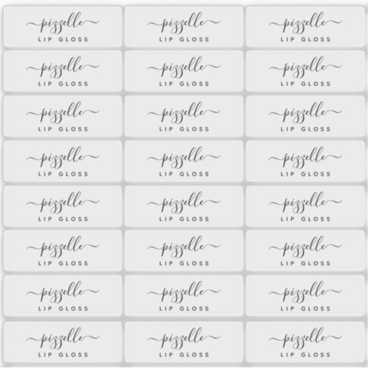 Kleine Doorschijnende Clear Make-up Label Lip Glos (Voorkant)