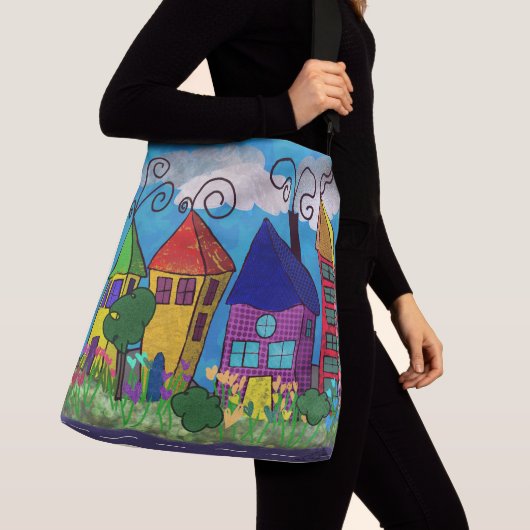 Kleine dorps tas cross body tas (Dichtbij)